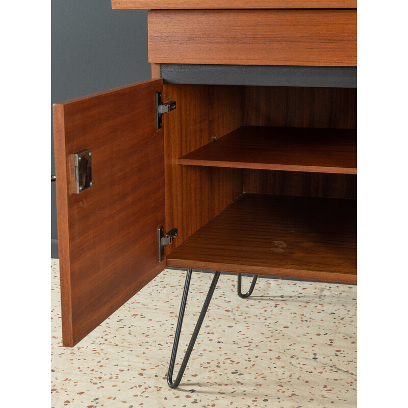 Vintage teak veneer desk, Germany 1960s