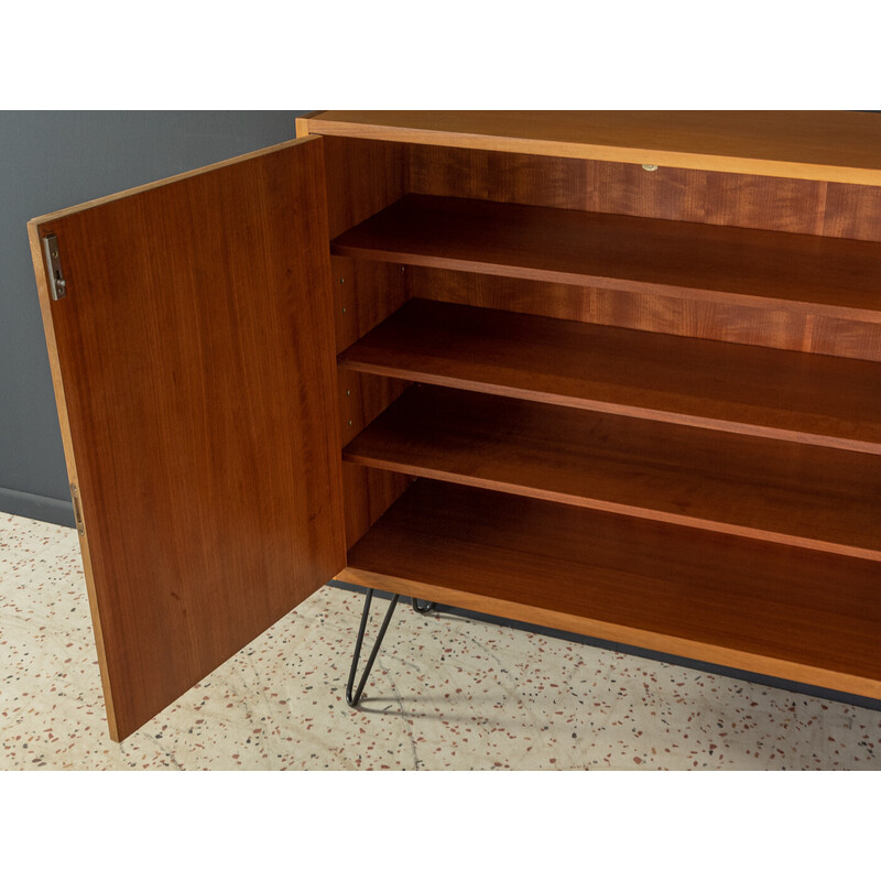 Vintage walnut veneer cabinet, Germany 1950s