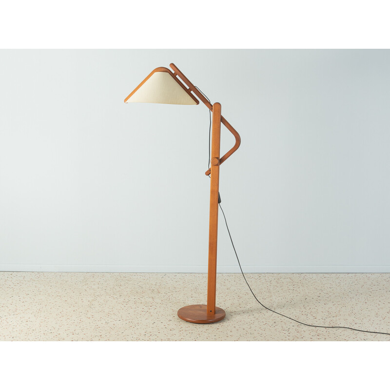 Vintage teak floor lamp for Domus, Germany 1970s