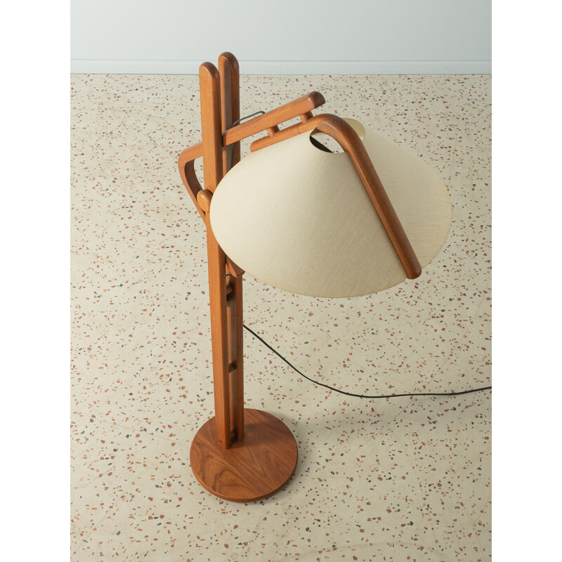 Vintage teak floor lamp for Domus, Germany 1970s