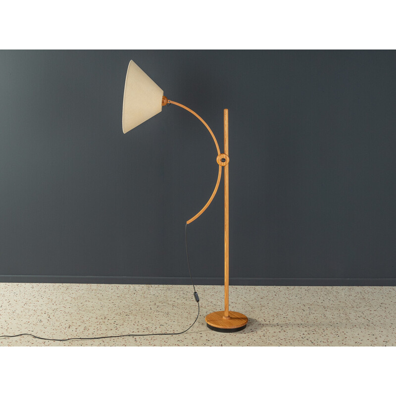 Vintage pine floor lamp, Germany 1970s