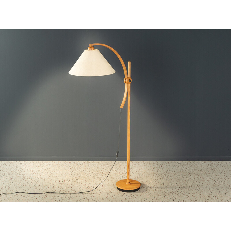 Vintage grenen vloerlamp, Duitsland 1970