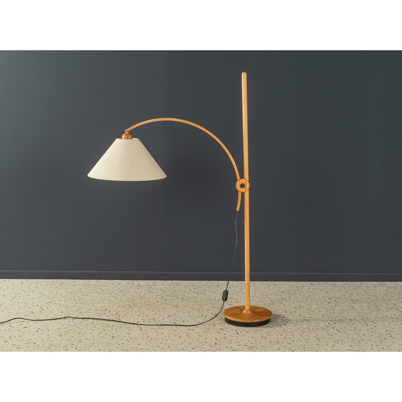 Vintage grenen vloerlamp, Duitsland 1970