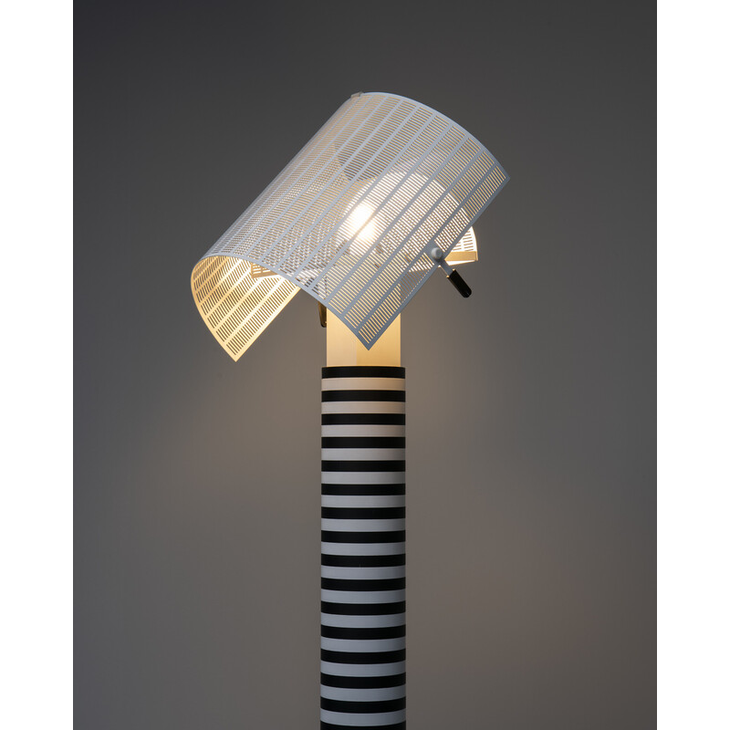 Lampadaire vintage "Shogun Terra" en métal et fonte d'acier par Mario Botta pour Artemide, Suisse 1986