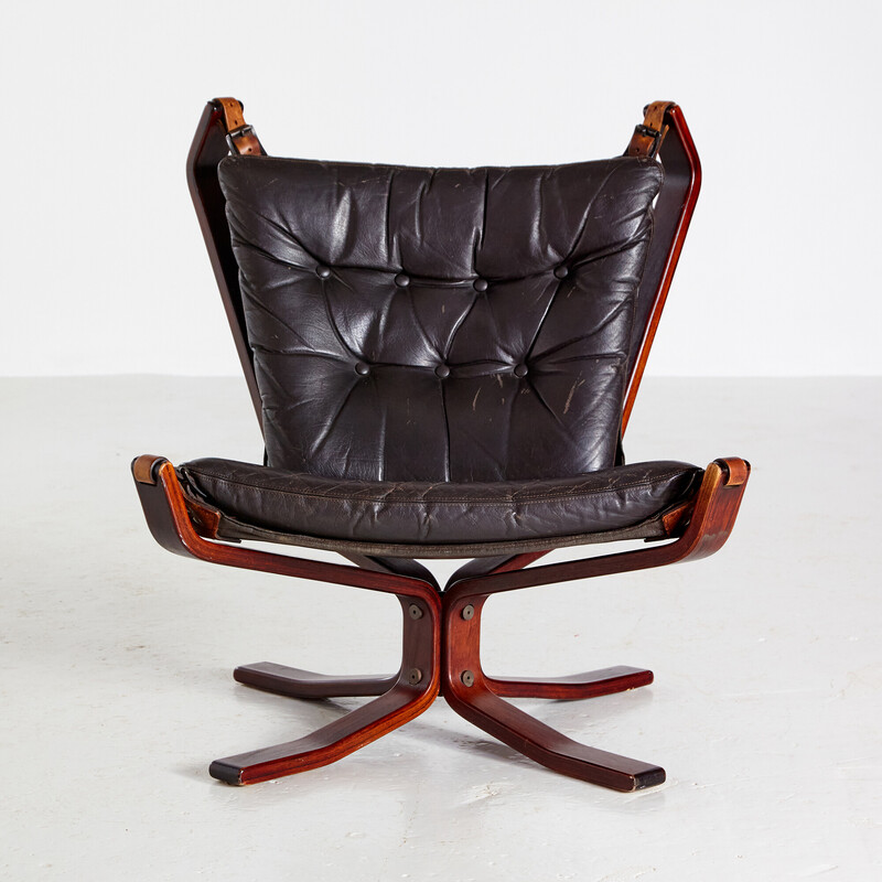 Sillón noruego vintage "Falcon" de Sigurd Ressell para Vatne Møbler, años 60