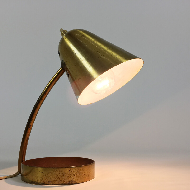 Lampe de chevet en laiton - 1950