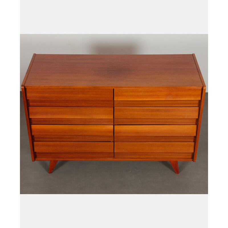 Vintage U-453 mahogany chest of drawers by Jiri Jiroutek for Interier Praha, 1960