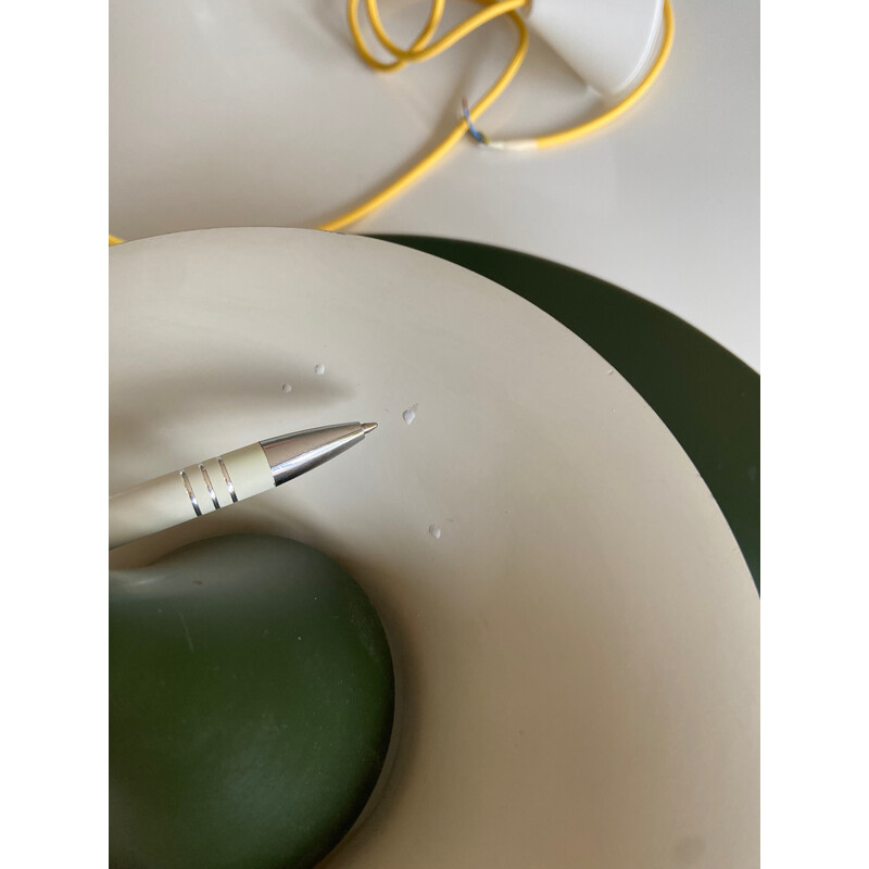 Vintage green Radius 1 pendant lamp by Erik Balslev for Fog and Mørup, Denmark