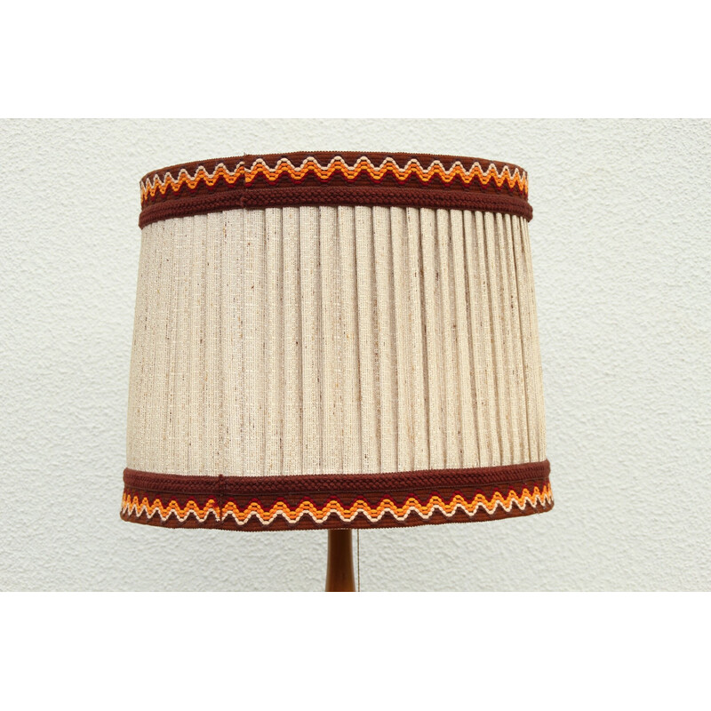 Lampadaire vintage en bois par Temde, 1960