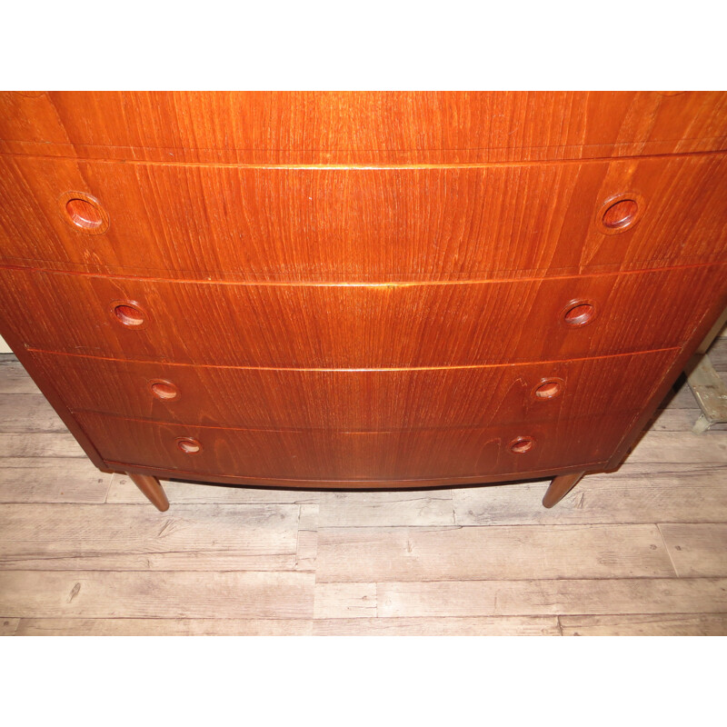 Chest of drawers 7 drawers in teak - 1960s