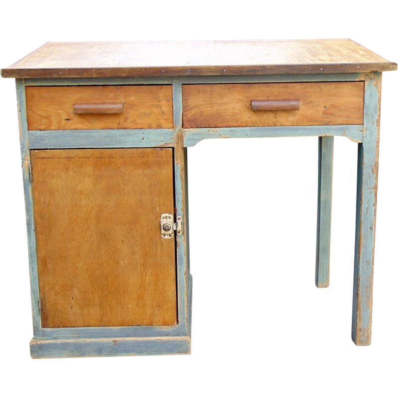 Vintage wooden desk, 1940s