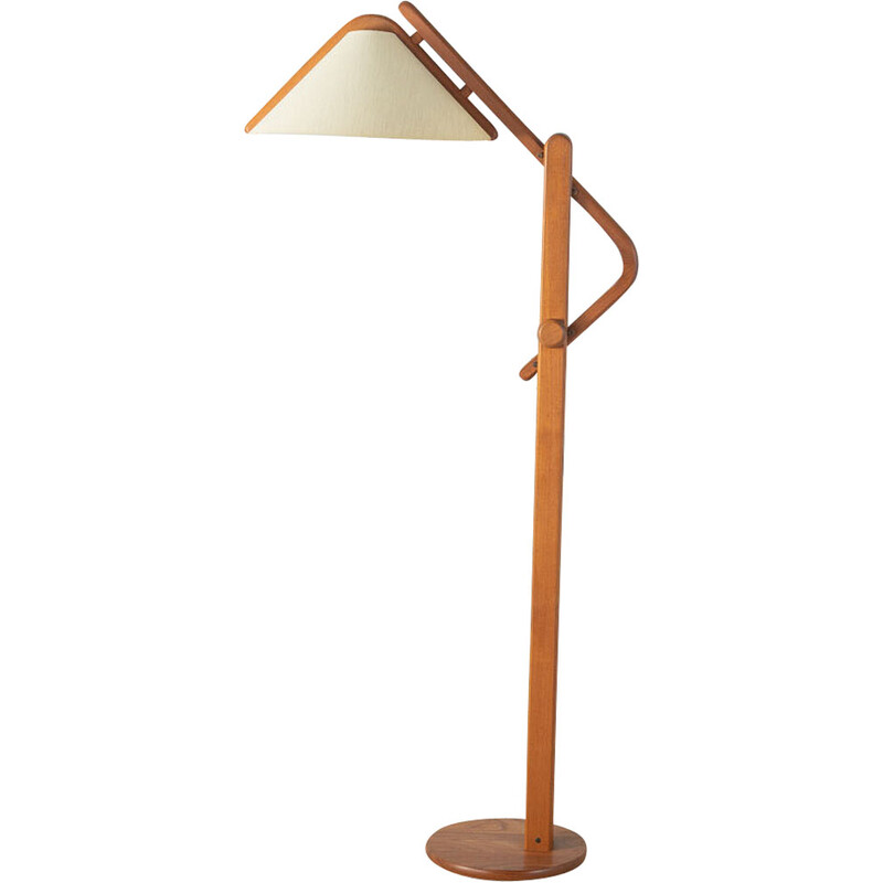 Vintage teak floor lamp for Domus, Germany 1970s