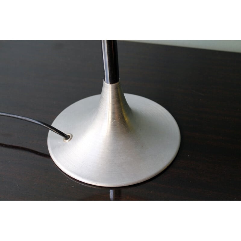 Table lamp in brushed metal Disderot - 1960s