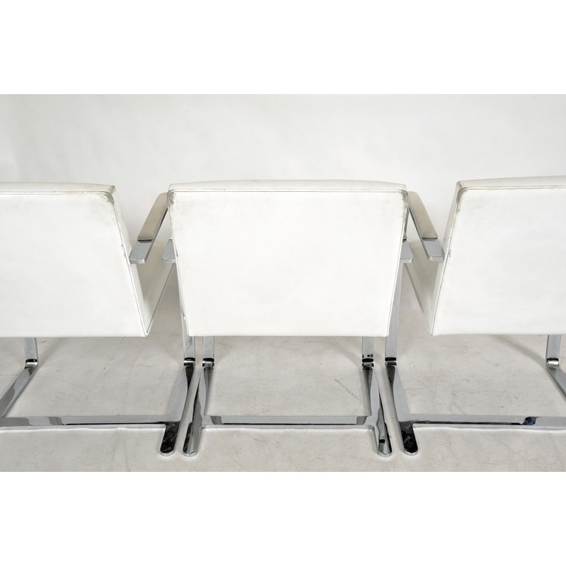 Set di 8 sedie da pranzo a sbalzo Brnover vintage di Mies van der Rohe per Knoll