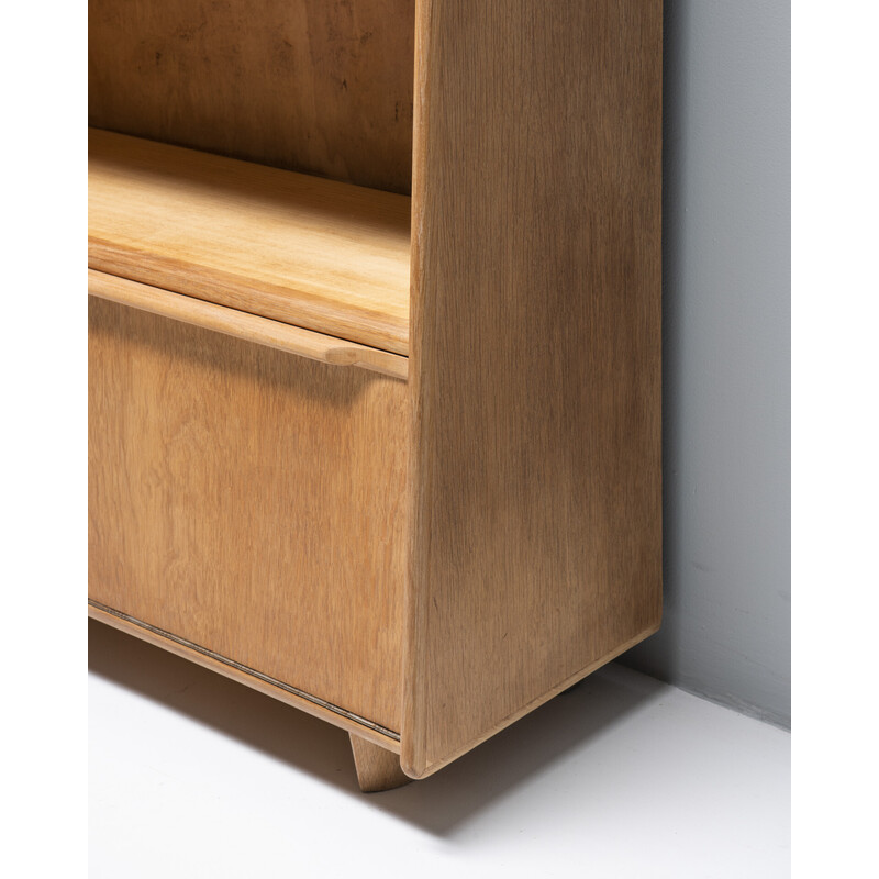 Vintage secretary "Be04" in oakwood by Cees Braakman for Pastoe, Netherlands 1950