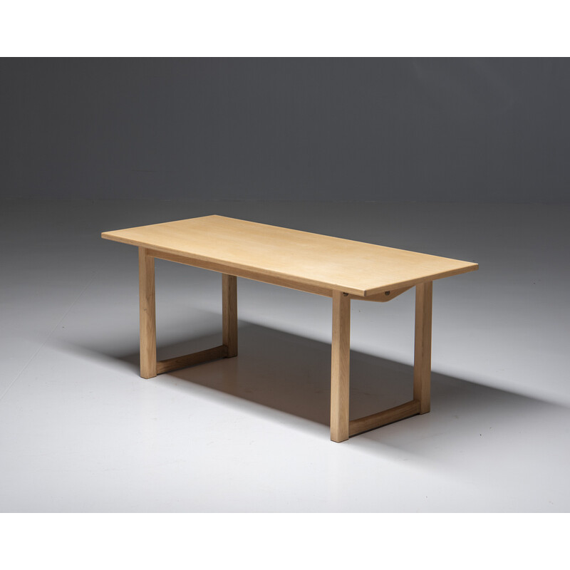 Mesa de centro de roble vintage de Carl Malmsten para Karl Anderson y Söner, Suecia 1960