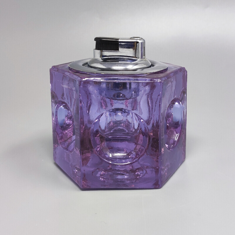 Conjunto de vidro de Murano Vintage Purpura de Antonio Imperatore, Itália 1970s