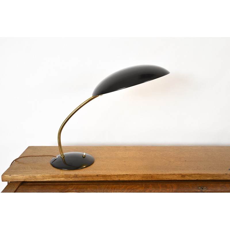 Vintage Kaiser Idell brass desk lamp by Christian Dell, Germany 1950s