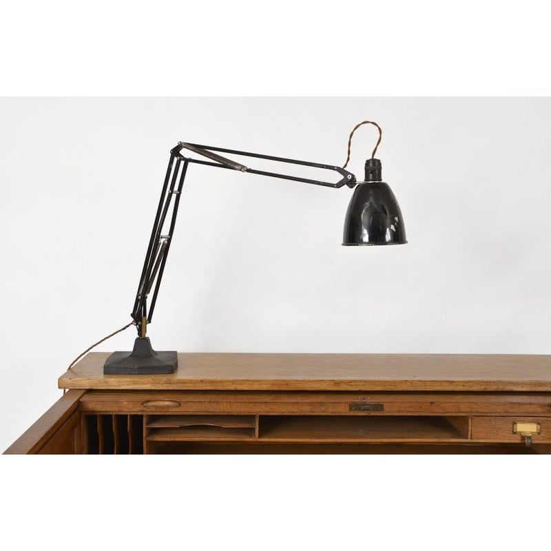 Vintage Anglepoise desk lamp by George Carwardine for Herbert Terry & Sons, England 1940s