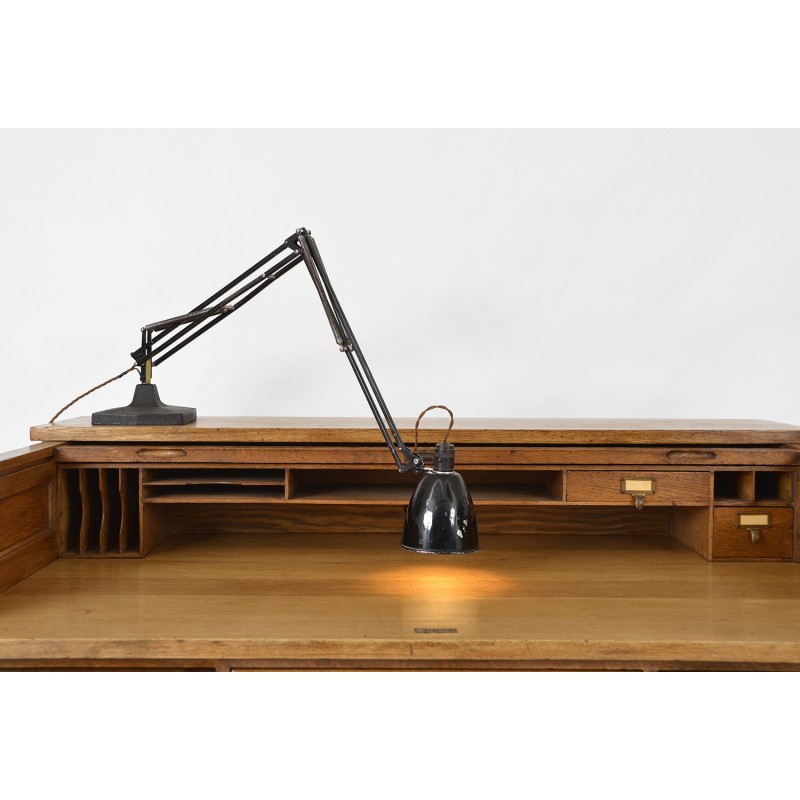 Oude Anglepoise bureaulamp van George Carwardine voor Herbert Terry