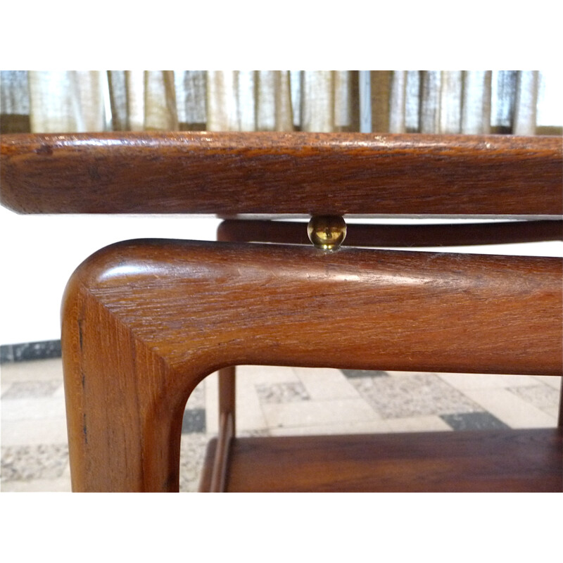 Vintage teak coffee table by Hvidt and Mølgaard for France and Daverkosen, 1950