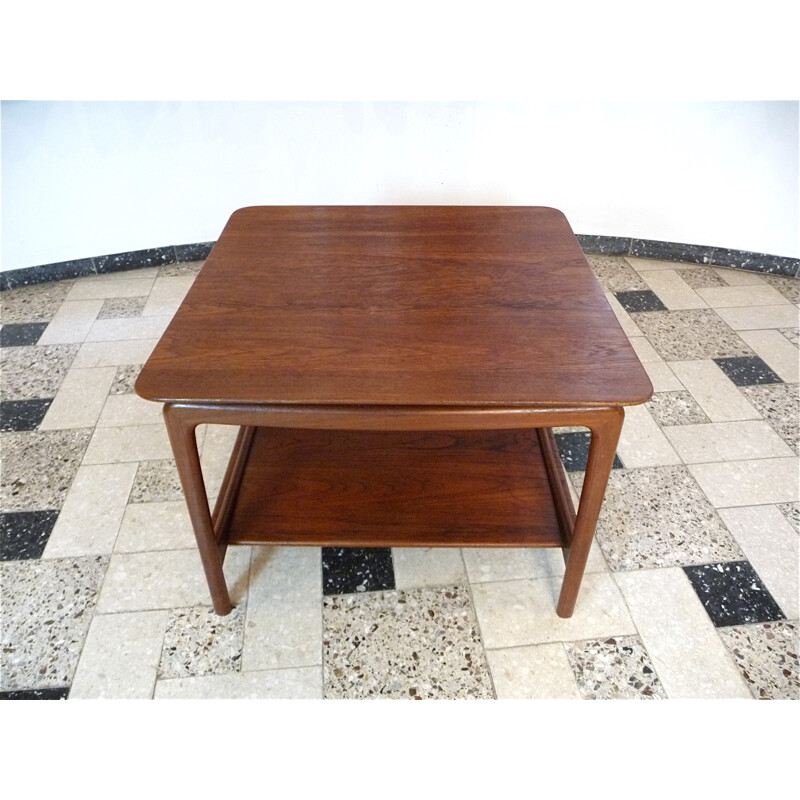 Vintage teak coffee table by Hvidt and Mølgaard for France and Daverkosen, 1950