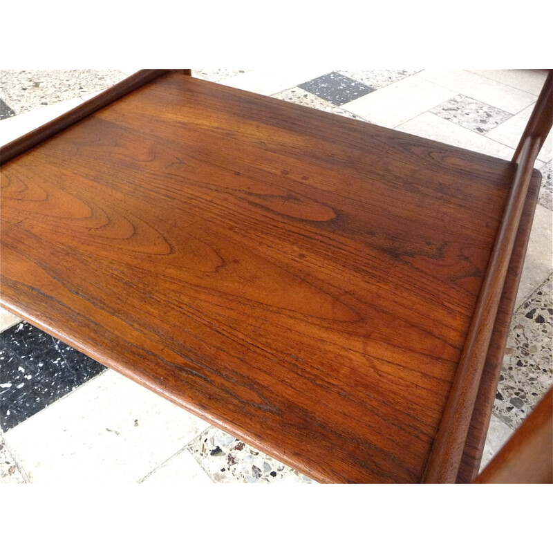 Vintage teak coffee table by Hvidt and Mølgaard for France and Daverkosen, 1950