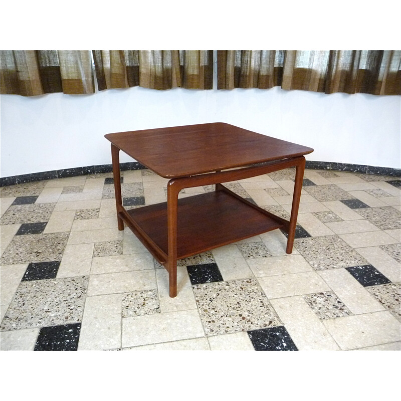 Vintage teak coffee table by Hvidt and Mølgaard for France and Daverkosen, 1950