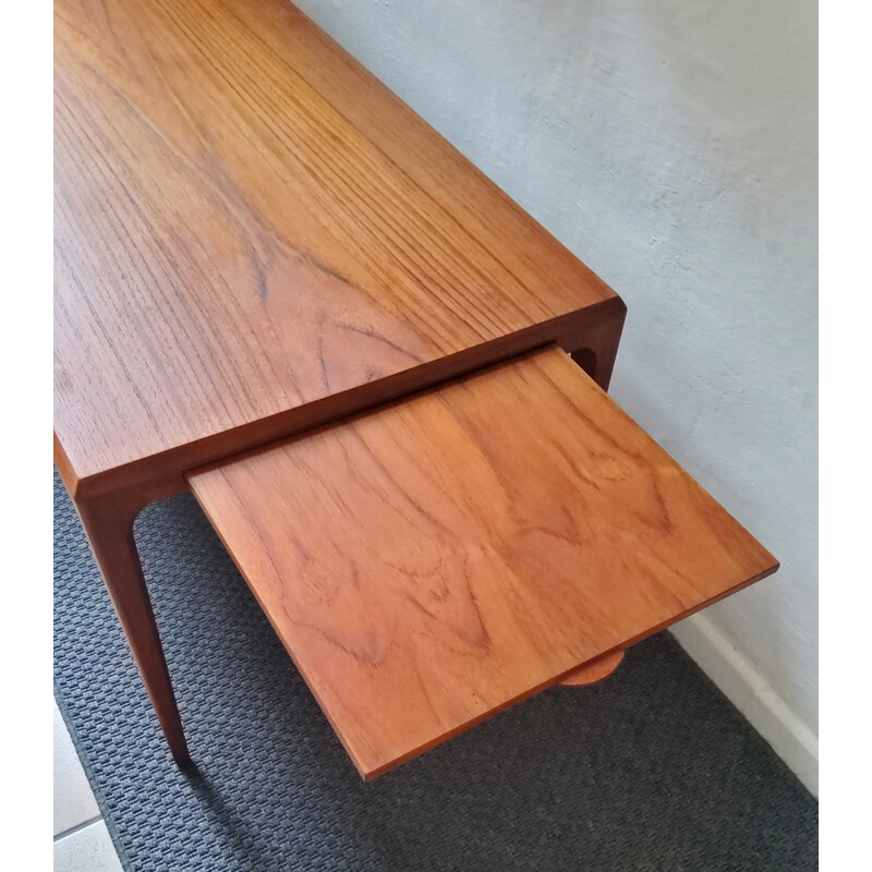 Vintage teakhouten salontafel van Johannes Andersen, Denemarken