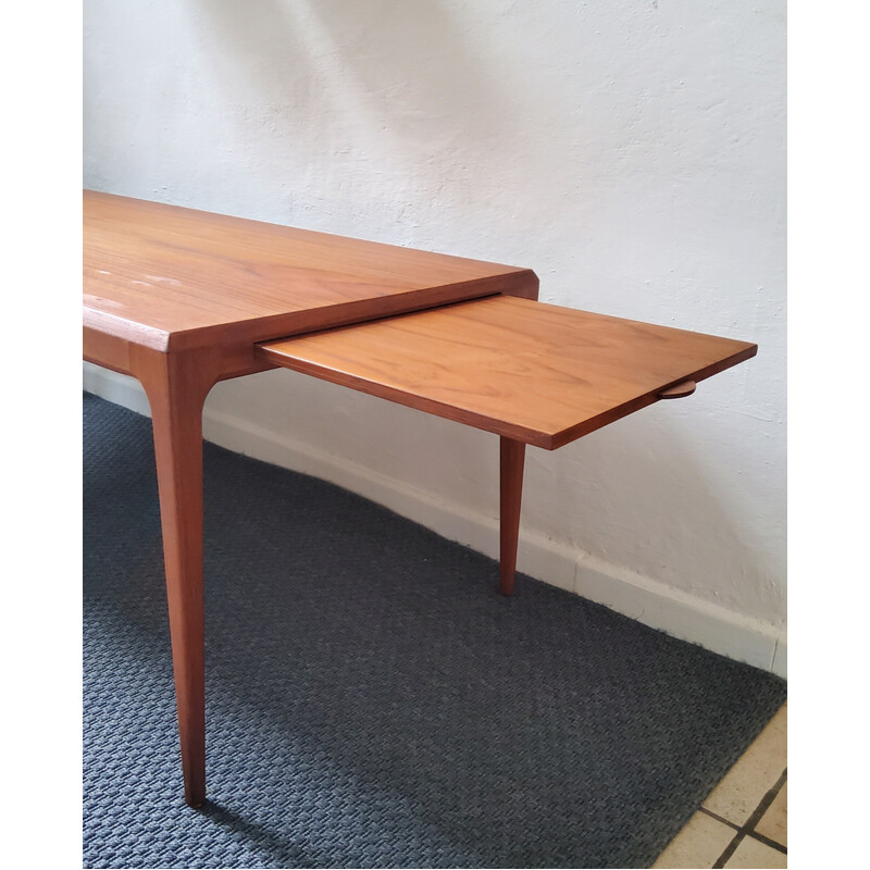 Vintage teakhouten salontafel van Johannes Andersen, Denemarken