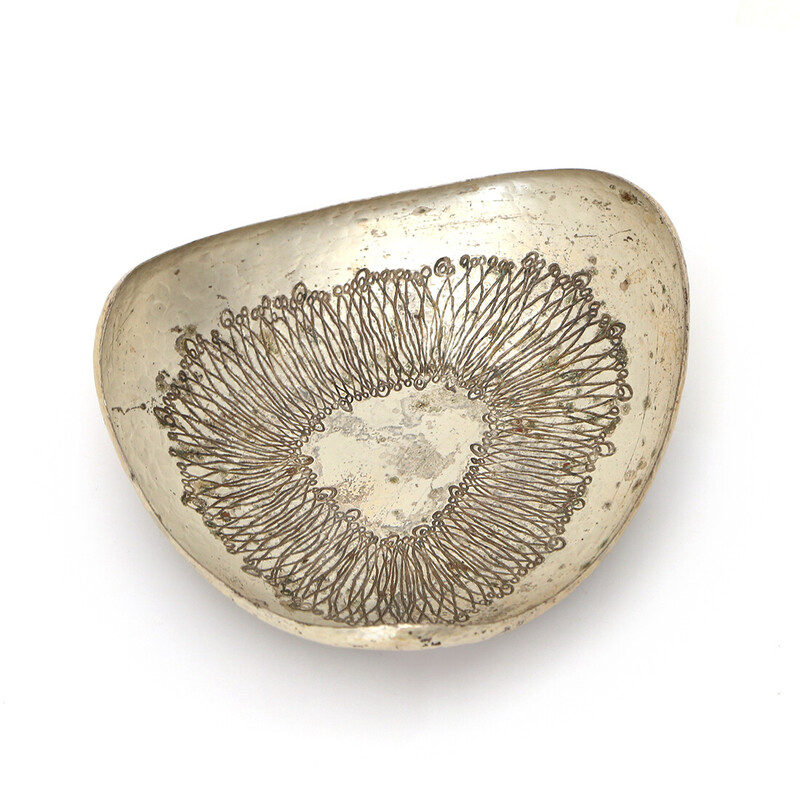 Vintage silverplated empty-pocket by Calegaro, 1960s