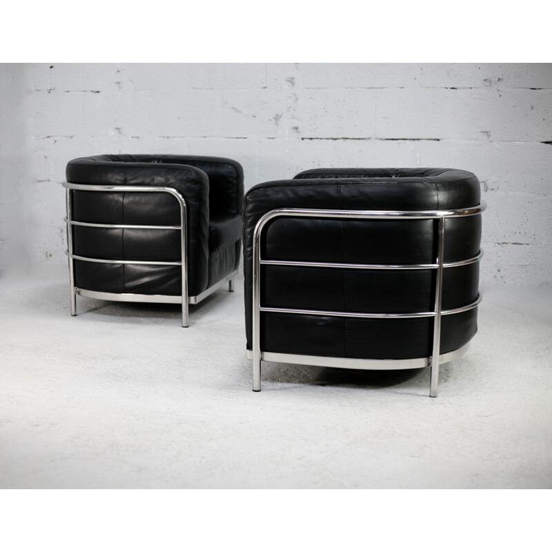 Paar vintage fauteuils model Onda de Pas, door Urbino en Lomazzi, 1985