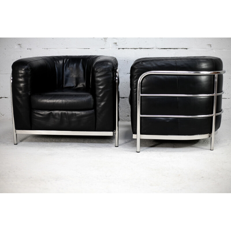 Paire de fauteuils vintage modèle Onda de Pas, d'Urbino et Lomazzi, 1985