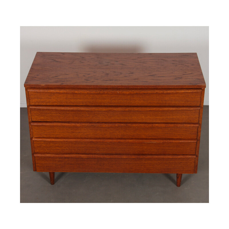 Vintage oakwood chest of drawers by Drevozpracujici podnik, 1960s
