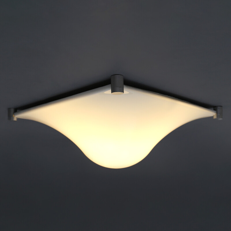 Vintage "Bolla" wall lamp by Elio Martinelli for Martinelli, 1960s