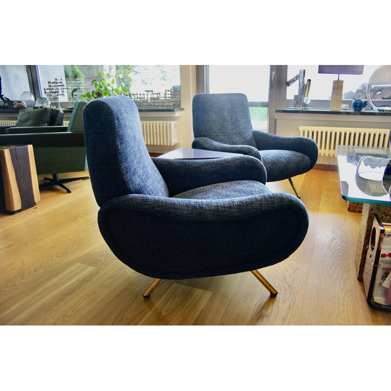 Paar vintage fauteuils van Marc Zanuso voor Arflex, 1950