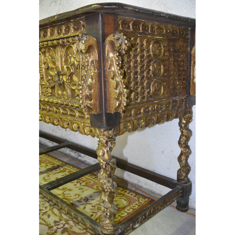 Vintage golden mexican sideboard