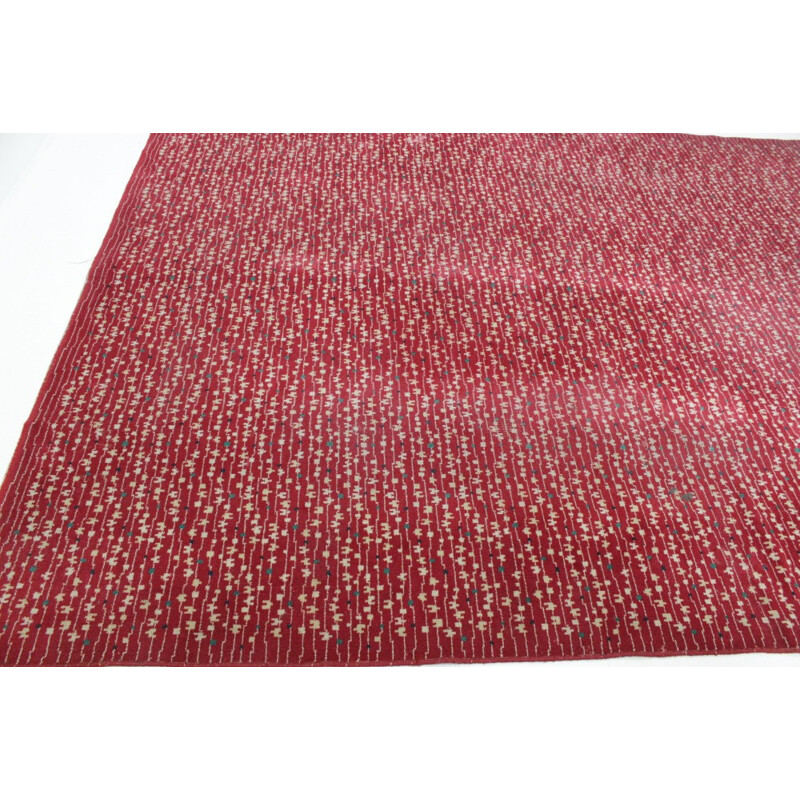 Red Rug Czechoslovakia - 1950s