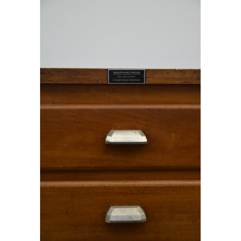 Vintage oak craft cabinet, 1950s