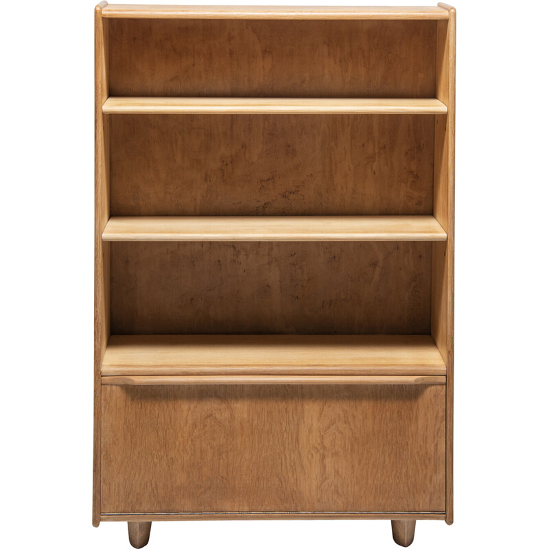 Vintage secretary "Be04" in oakwood by Cees Braakman for Pastoe, Netherlands 1950