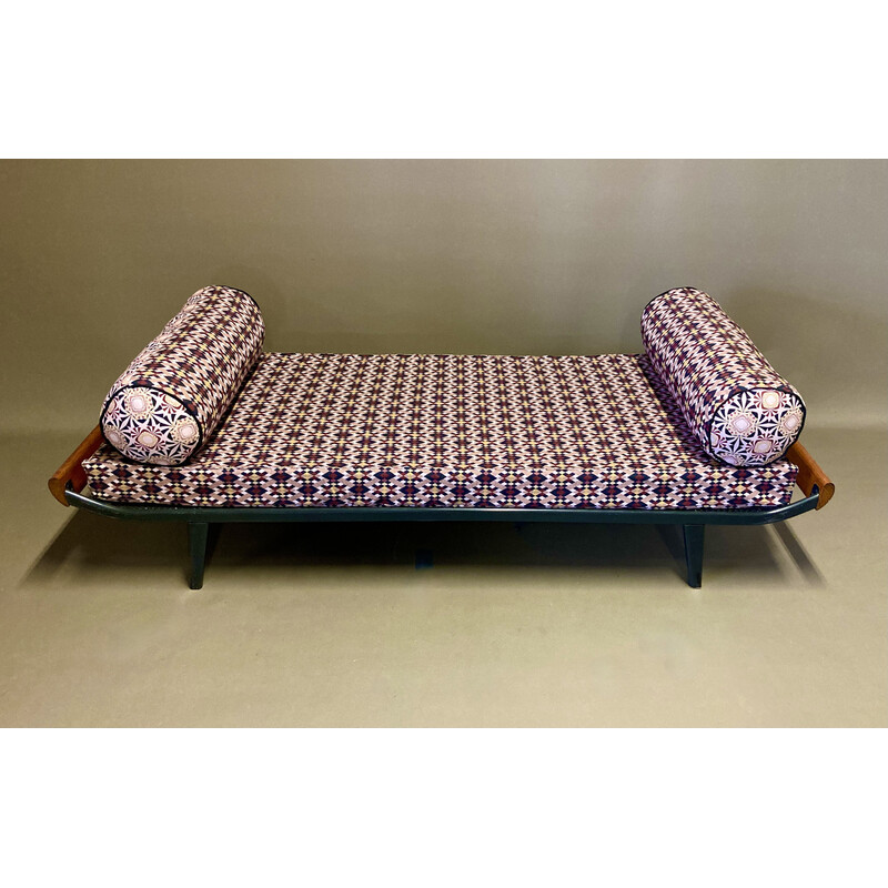 Vintage-Sofa Cleopatra aus Teakholz und Metall von Dick Cordemejer für Auping, 1950