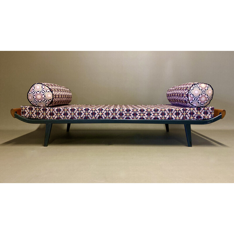 Vintage Cleopatra sofa in teak and metal by Dick Cordemejer for Auping, 1950s