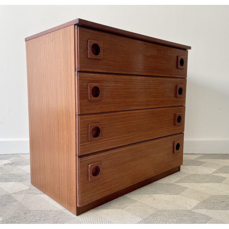 Vintage chest of drawers by Schreiber, 1970s-1980s