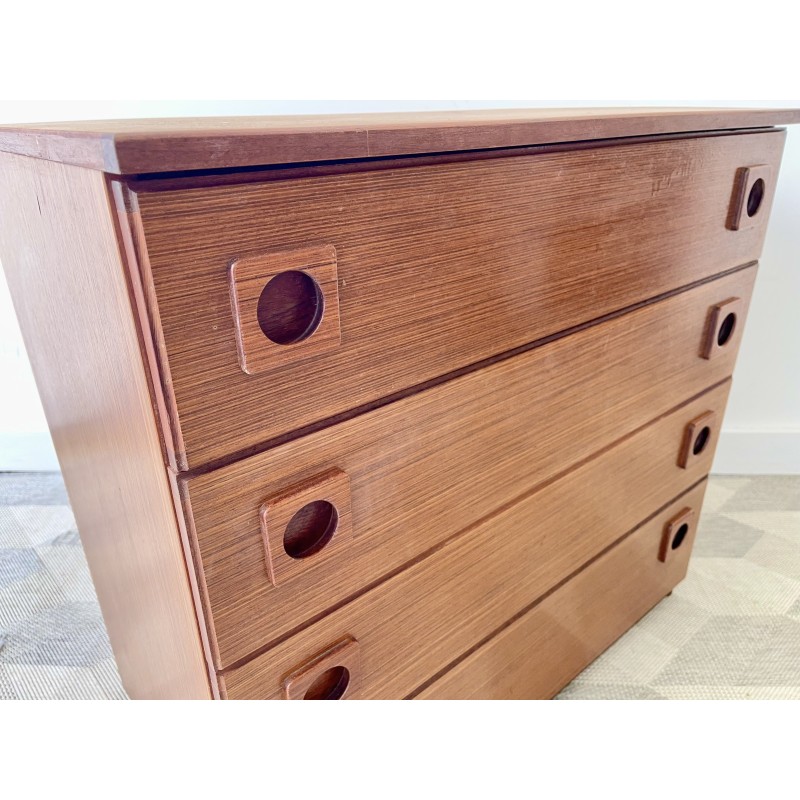 Vintage chest of drawers by Schreiber, 1970s-1980s