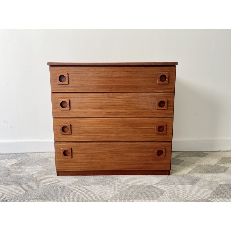 Vintage chest of drawers by Schreiber, 1970s-1980s