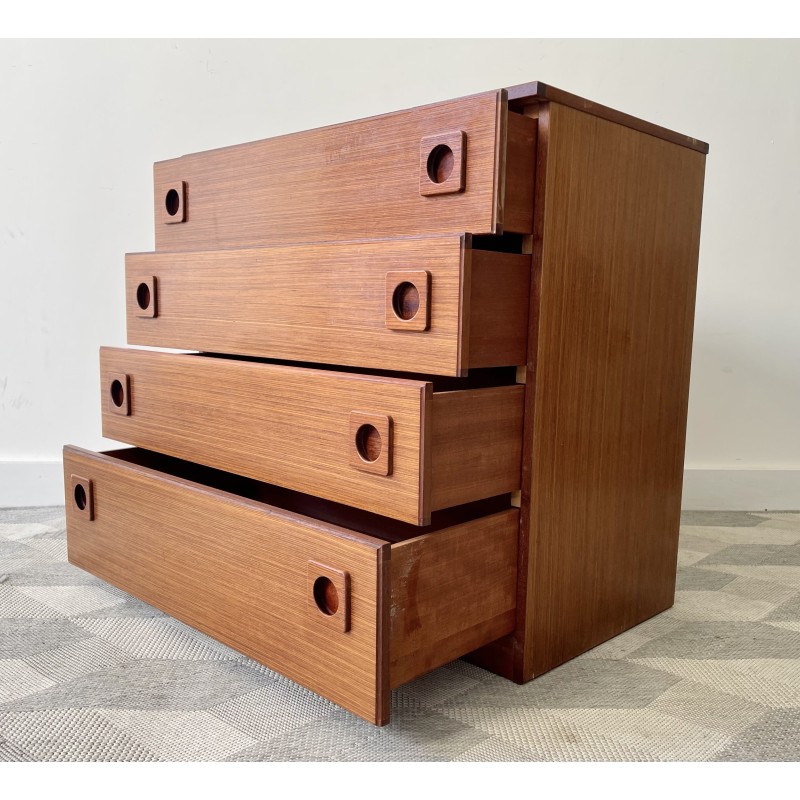Vintage chest of drawers by Schreiber, 1970s-1980s