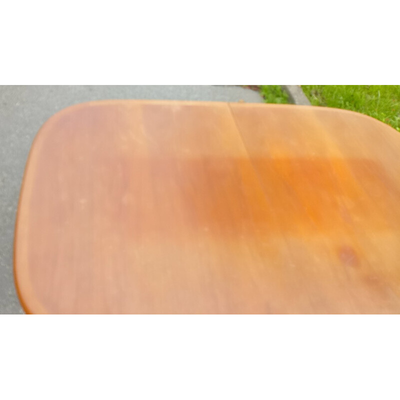 Vintage danish teak dining table by Preben Schou, Denmark 1970s