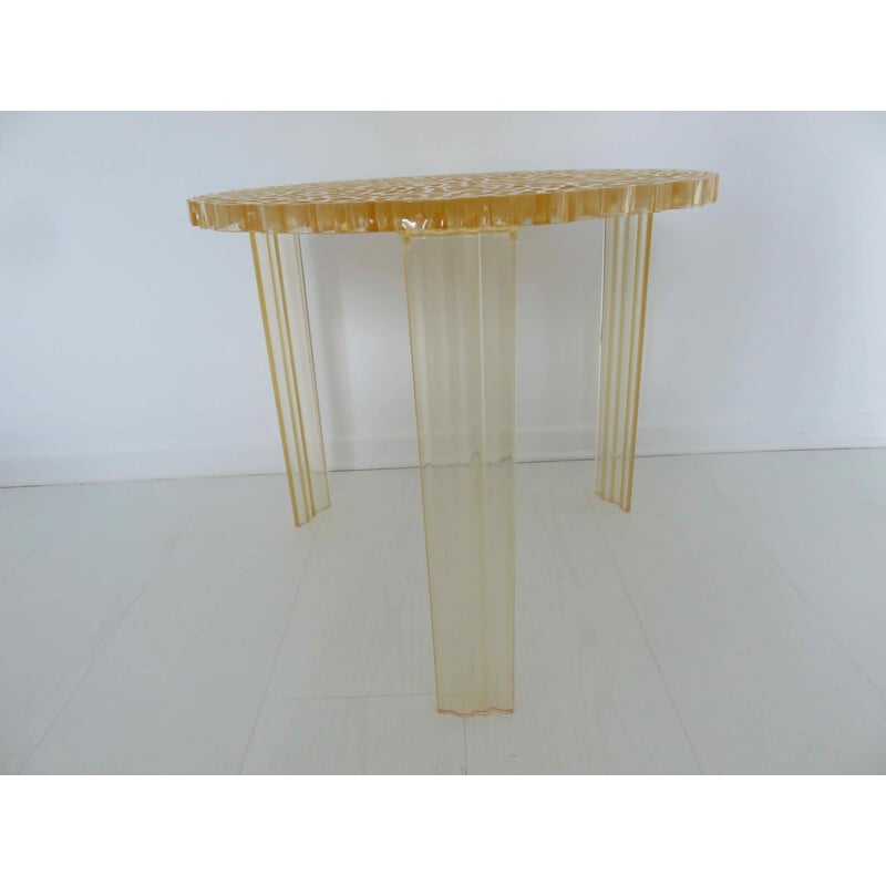 Vintage coffee table in plexiglass by Patricia Urquiola for Kartell, Italy