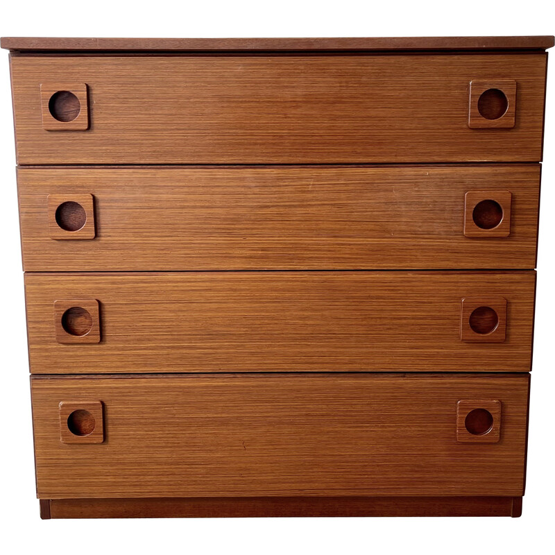 Vintage chest of drawers by Schreiber, 1970s-1980s