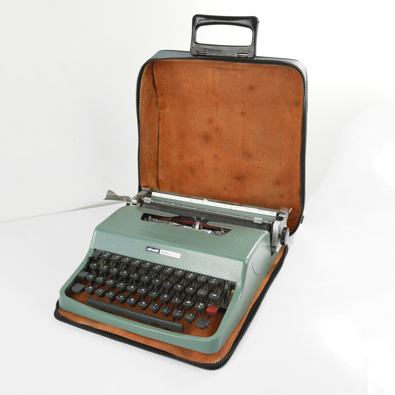 Máquina de escribir vintage Olivetti Lettera 32 de Marcello Nizzoli, España años 60